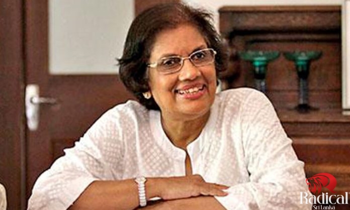 Former President Chandrika Bandaranaike Kumaratunga