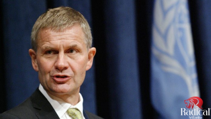 Former Sri Lankan peace envoy to Norway, Erik Solheim