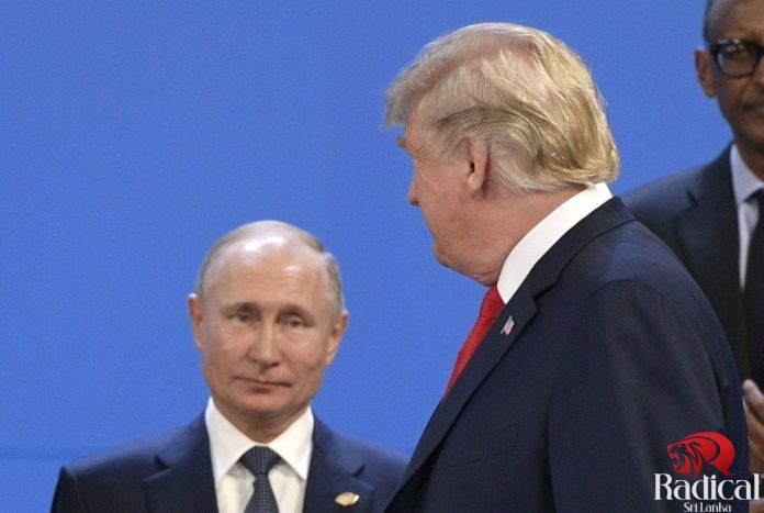 Talks between Russian President Vladimir Putin and US President Donald Trump Talks between Russian President Vladimir Putin and US President Donald Trump