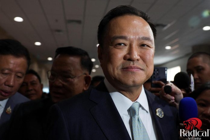 Anutin Charnvirakul Elected as New Prime Minister of Thailand