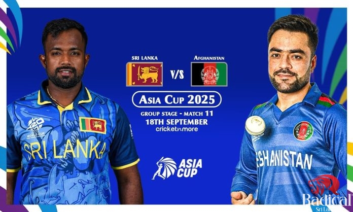 Sri Lanka–Afghanistan Clash in Asia Cup Today